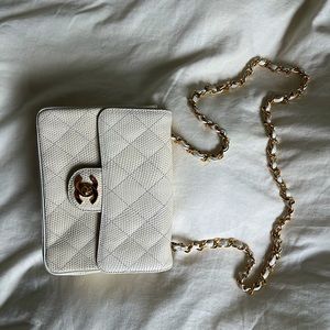 Chanel Lizard Classic mini flap bag